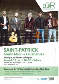 Affiche St Patrick Brie Comte Robert