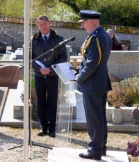 2022 - Cimetière de Guillerval - Discours du porte-parole de la RAF