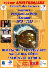 Cinquantenaire Sapeurs pompiers Savigny sur Orge