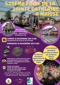 18 et 19 novembre 2023_foire Sainte Catherine à Maisse (91)